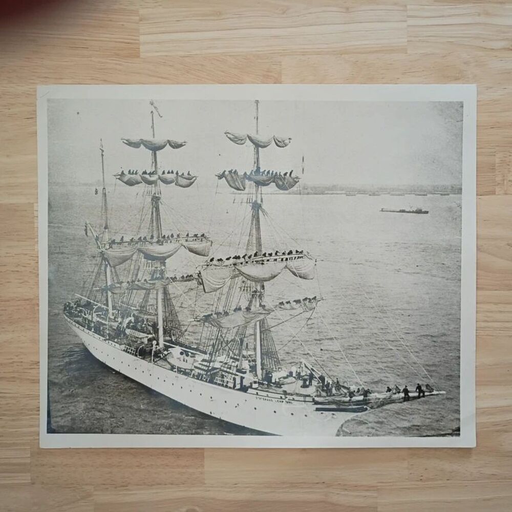Large Photo Print of the Statsraad Lehmkuhl a Three Masted Steel Bargue